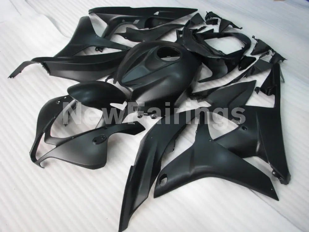 All Matte Black No decals - CBR600RR 07-08 Fairing Kit -