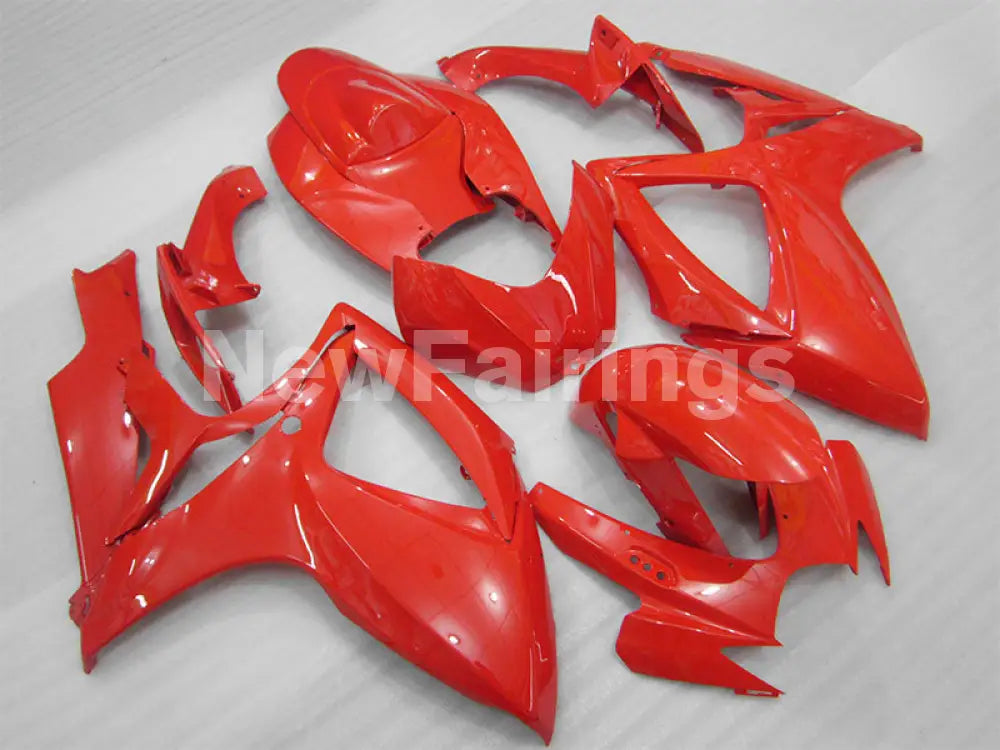 All Red No decals - GSX-R750 06-07 Fairing Kit Vehicles &