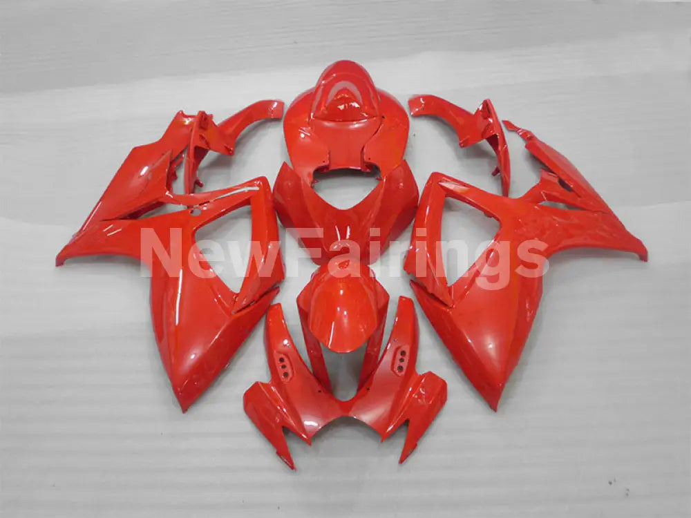 All Red No decals - GSX-R750 06-07 Fairing Kit Vehicles &