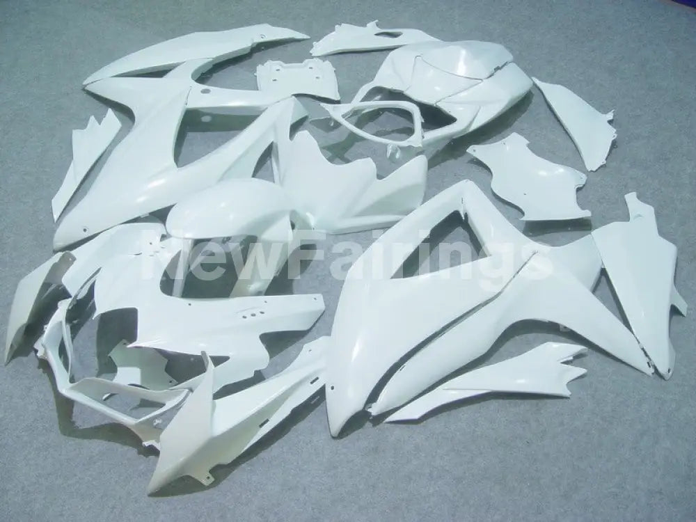 All White No decals - GSX-R600 08-10 Fairing Kit - Vehicles