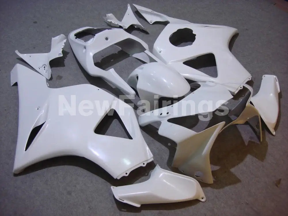 All White No decals - CBR 954 RR 02-03 Fairing Kit -