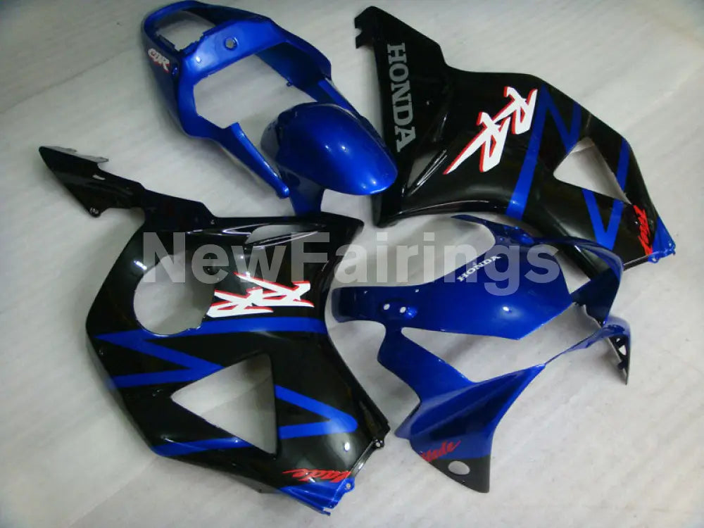 Black and Blue Factory Style - CBR 954 RR 02-03 Fairing Kit