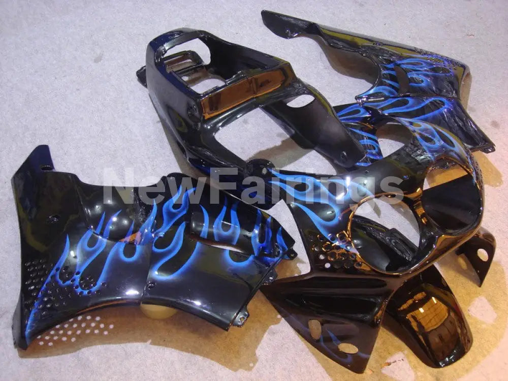 Black and Blue Flame - CBR 900 RR 92-93 Fairing Kit -