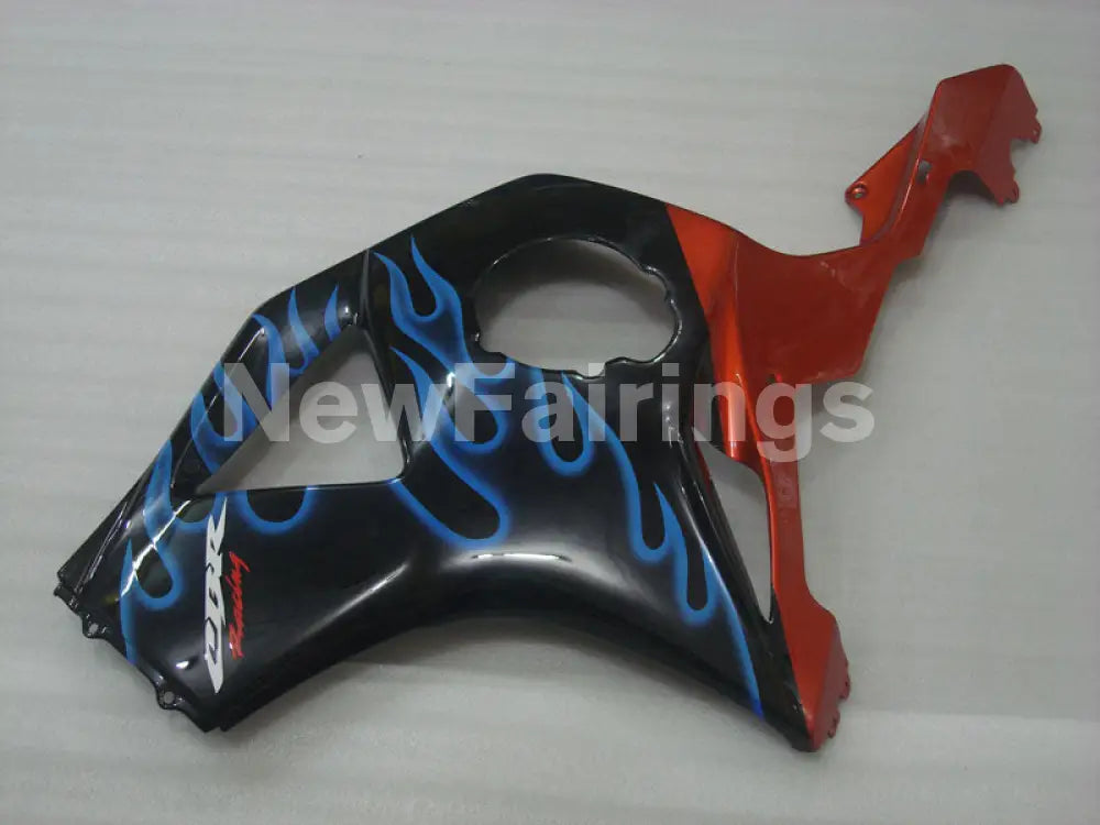 Black and Blue Flame - CBR 954 RR 02-03 Fairing Kit -