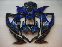 Load image into Gallery viewer, Black and Blue Flame - GSX-R600 08-10 Fairing Kit