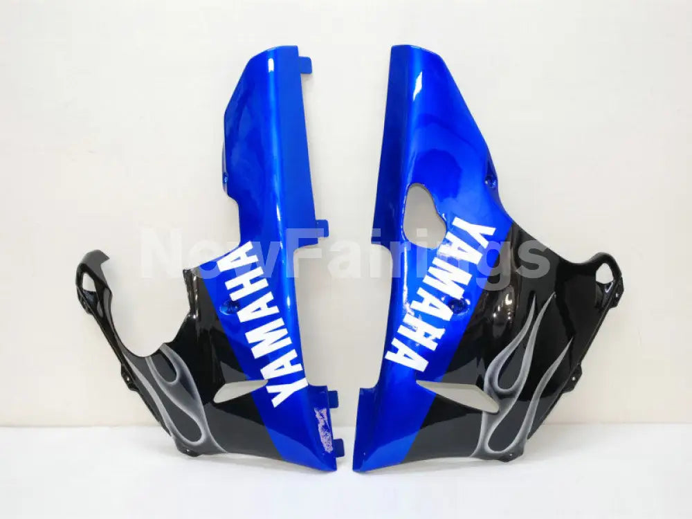 Black and Blue Flame - YZF-R1 00-01 Fairing Kit - Vehicles