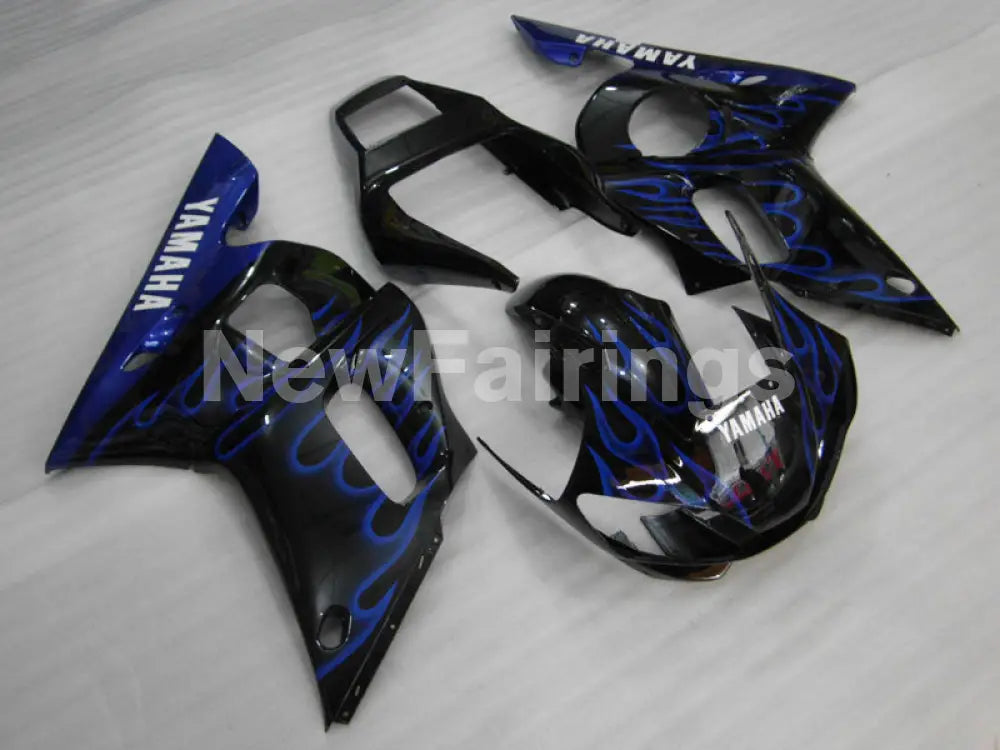 Black and Blue Flame - YZF-R6 98-02 Fairing Kit Vehicles & Parts > Vehicle Parts & Accessories > Motor Vehicle Parts >