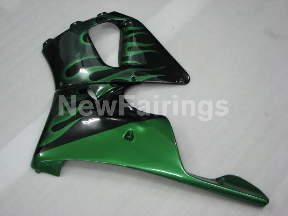 Black and Green Flame - CBR 919 RR 98-99 Fairing Kit -