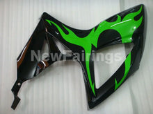 Load image into Gallery viewer, Black and Green Flame - GSX-R750 06-07 Fairing Kit Vehicles