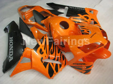 Load image into Gallery viewer, Black and Orange Fire - CBR600RR 03-04 Fairing Kit -