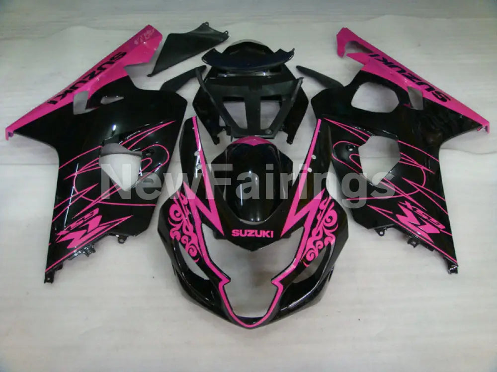 Black and Pink Corona - GSX-R750 04-05 Fairing Kit Vehicles