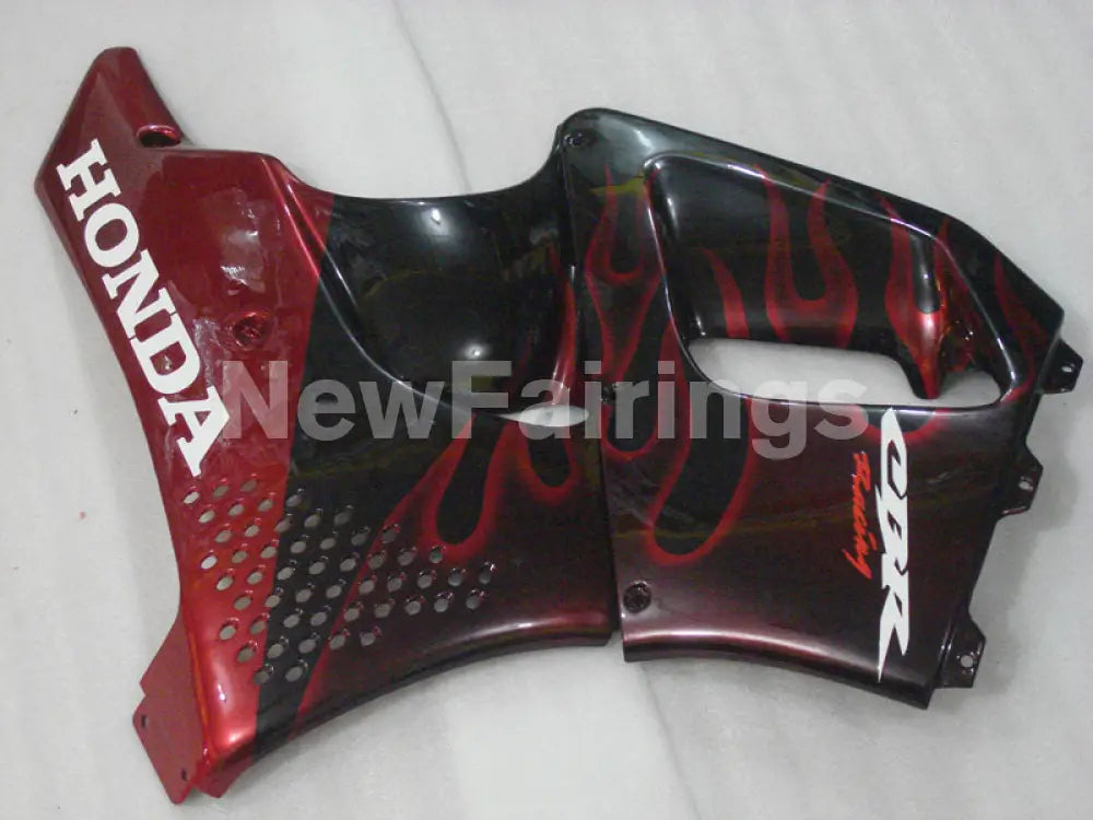 Black and Red Flame - CBR 900 RR 92-93 Fairing Kit -