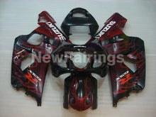 Load image into Gallery viewer, Black and Red Flame - GSX-R600 04-05 Fairing Kit - Vehicles