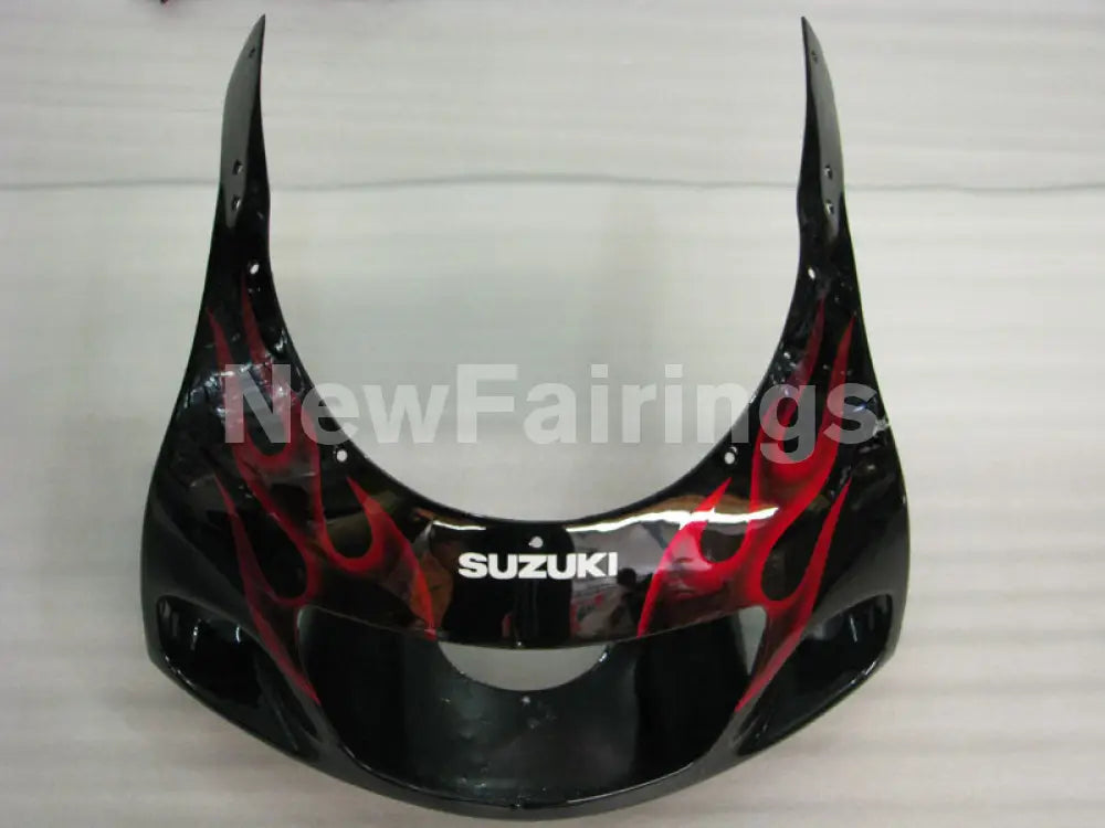 Black and Red Flame - GSX-R600 96-00 Fairing Kit - Vehicles