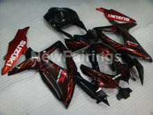 Load image into Gallery viewer, Black and Red Flame - GSX-R750 08-10 Fairing Kit Vehicles &amp;