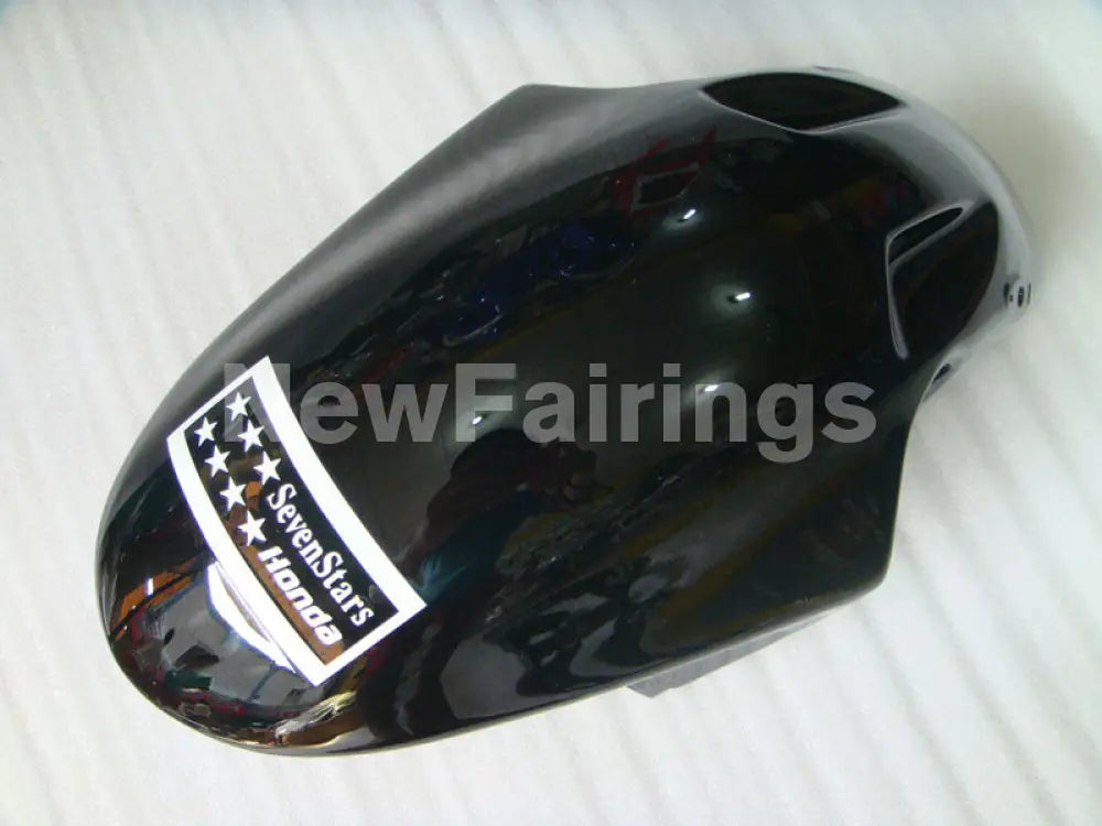 Black and Silver SevenStars - CBR 954 RR 02-03 Fairing Kit -