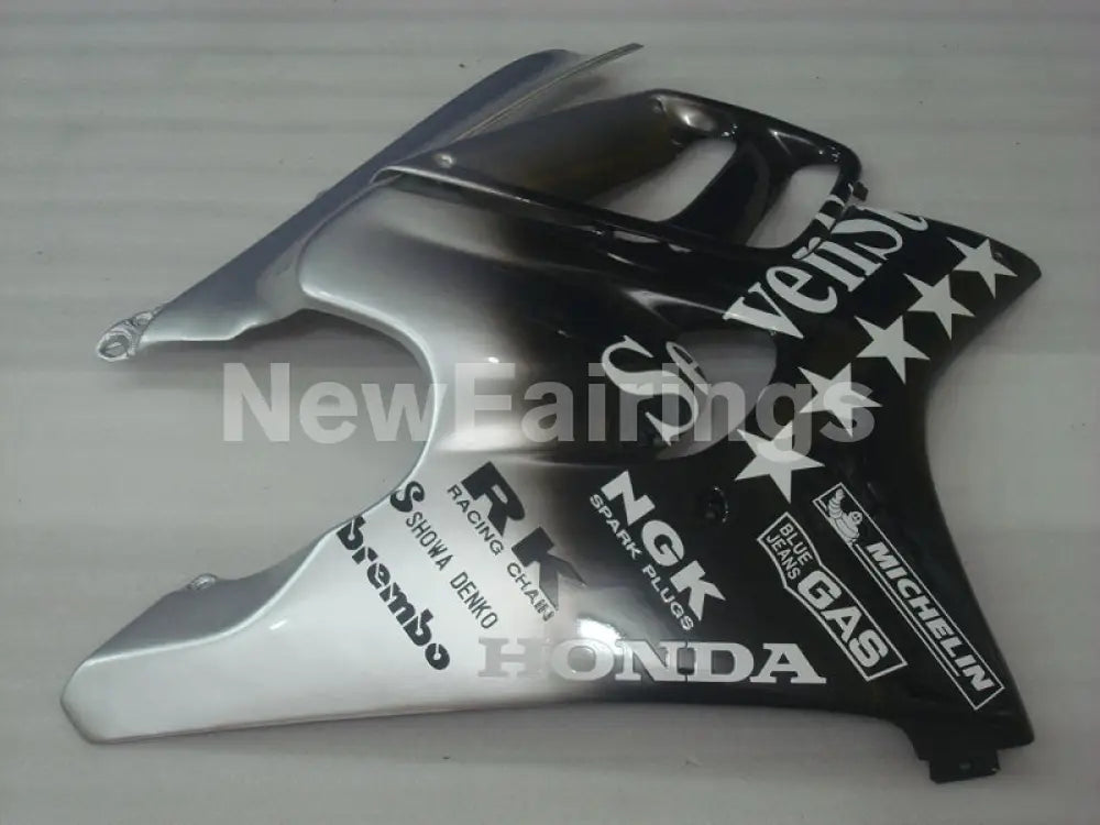 Black and Silver SevenStars - CBR600 F3 95-96 Fairing Kit -