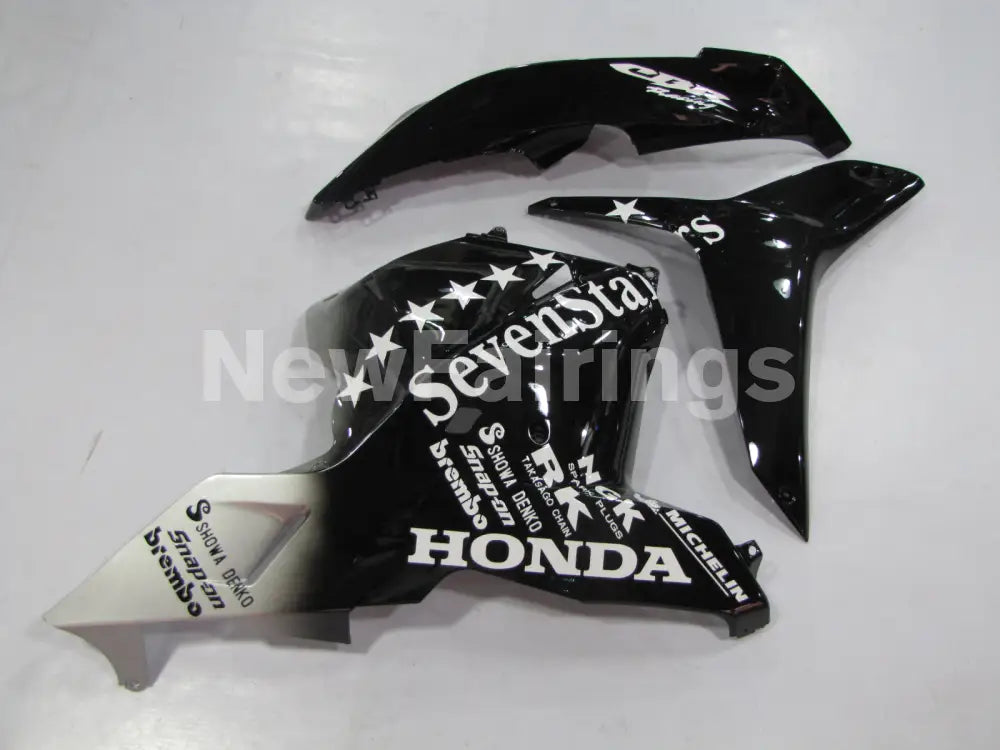 Black and Silver SevenStars - CBR600RR 09-12 Fairing Kit -