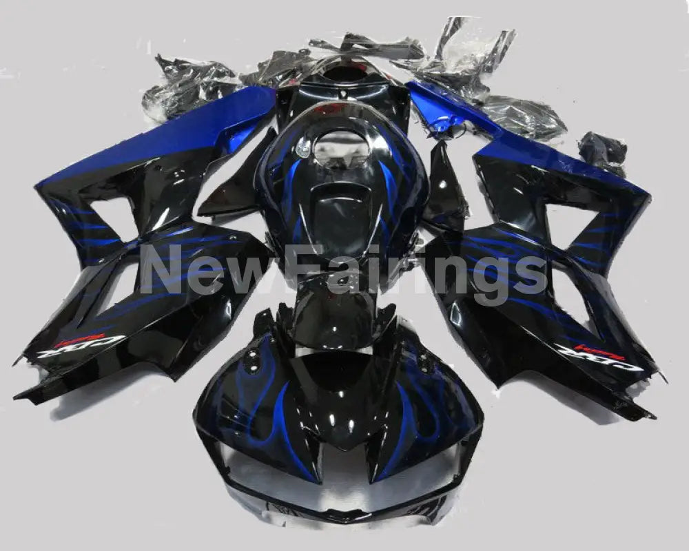 Black and Blue Flame - CBR600RR 13-23 Fairing Kit - Vehicles