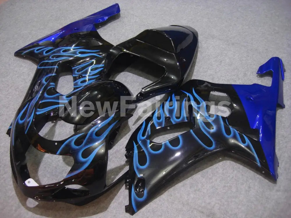 Black and Blue Flame - GSX-R750 00-03 Fairing Kit Vehicles