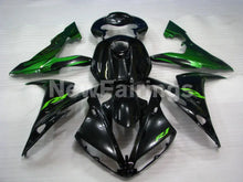 Load image into Gallery viewer, Black Green Flame - YZF-R1 04-06 Fairing Kit - Vehicles &amp;