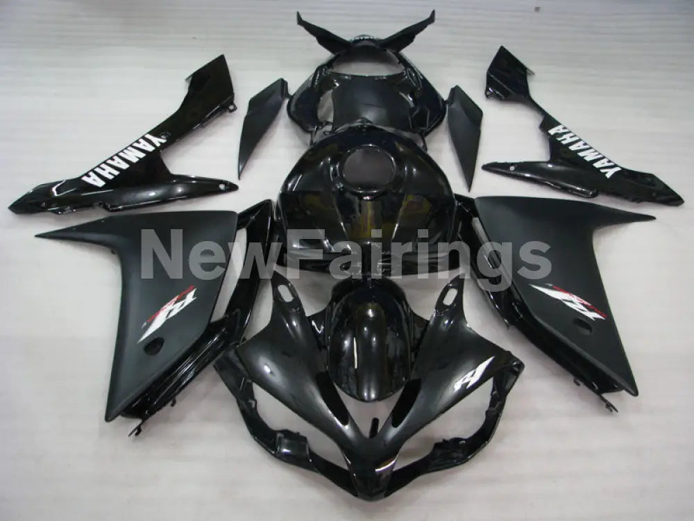 Black Matte Black Factory Style - YZF-R1 07-08 Fairing Kit