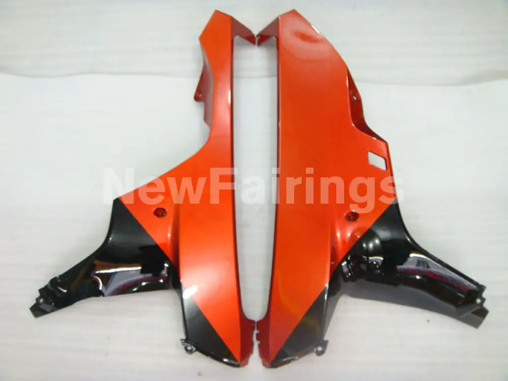 Black Orange and Blue Flame - CBR1000RR 06-07 Fairing Kit -