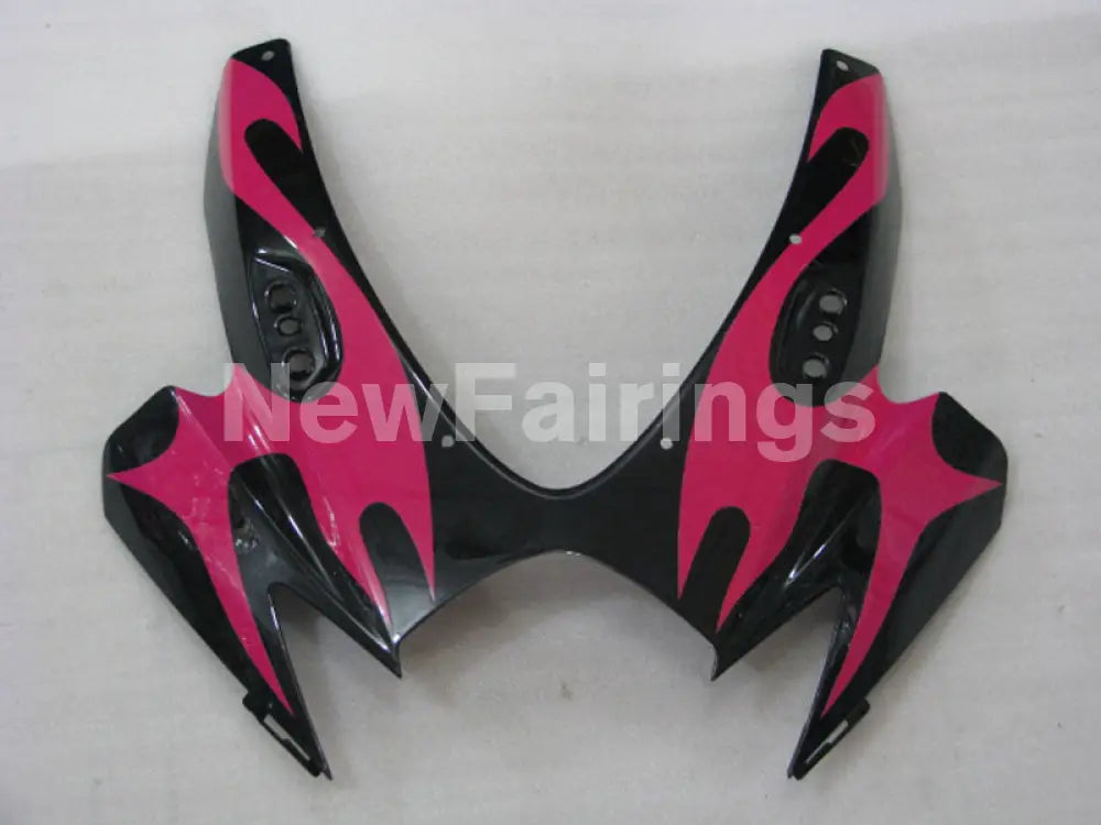 Black and Pink Flame - GSX-R600 06-07 Fairing Kit -