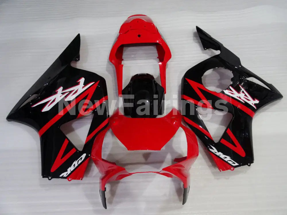 Black and Red Factory Style - CBR 954 RR 02-03 Fairing Kit -