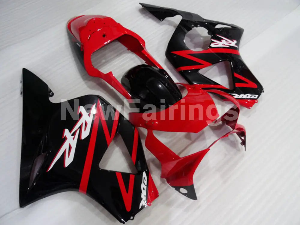 Black and Red Factory Style - CBR 954 RR 02-03 Fairing Kit -