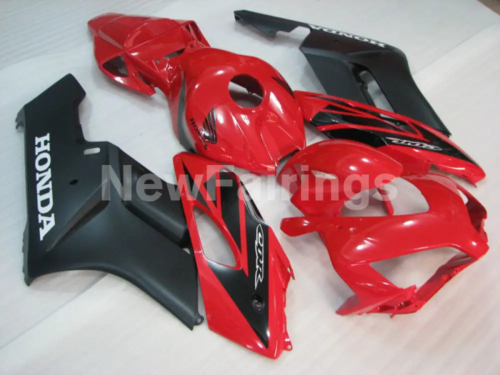 Black Red Factory Style - CBR1000RR 04-05 Fairing Kit -