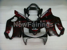 Load image into Gallery viewer, Black and Red Flame - CBR600 F4i 01-03 Fairing Kit -