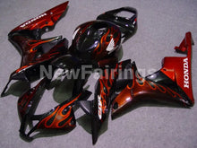 Load image into Gallery viewer, Black Red Flame - CBR600RR 07-08 Fairing Kit - Vehicles &amp;