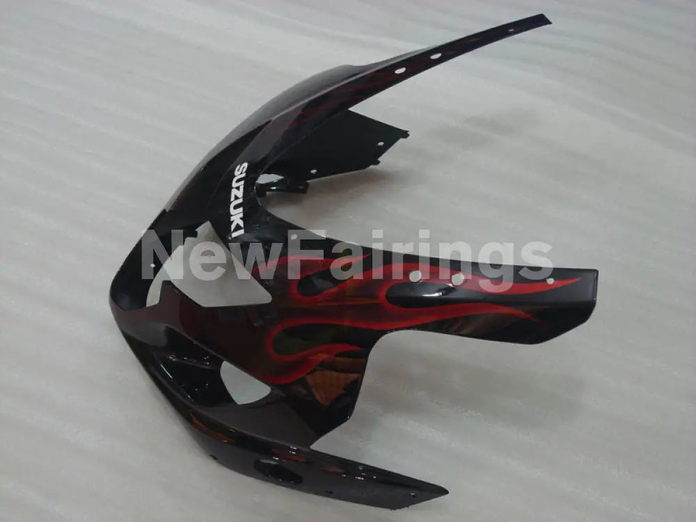 Black and Red Flame - GSX-R600 04-05 Fairing Kit - Vehicles