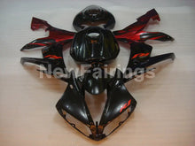 Load image into Gallery viewer, Black and Red Flame - YZF-R1 04-06 Fairing Kit - Vehicles &amp;