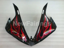 Load image into Gallery viewer, Black Red Flame - YZF-R1 09-11 Fairing Kit - Vehicles &amp;