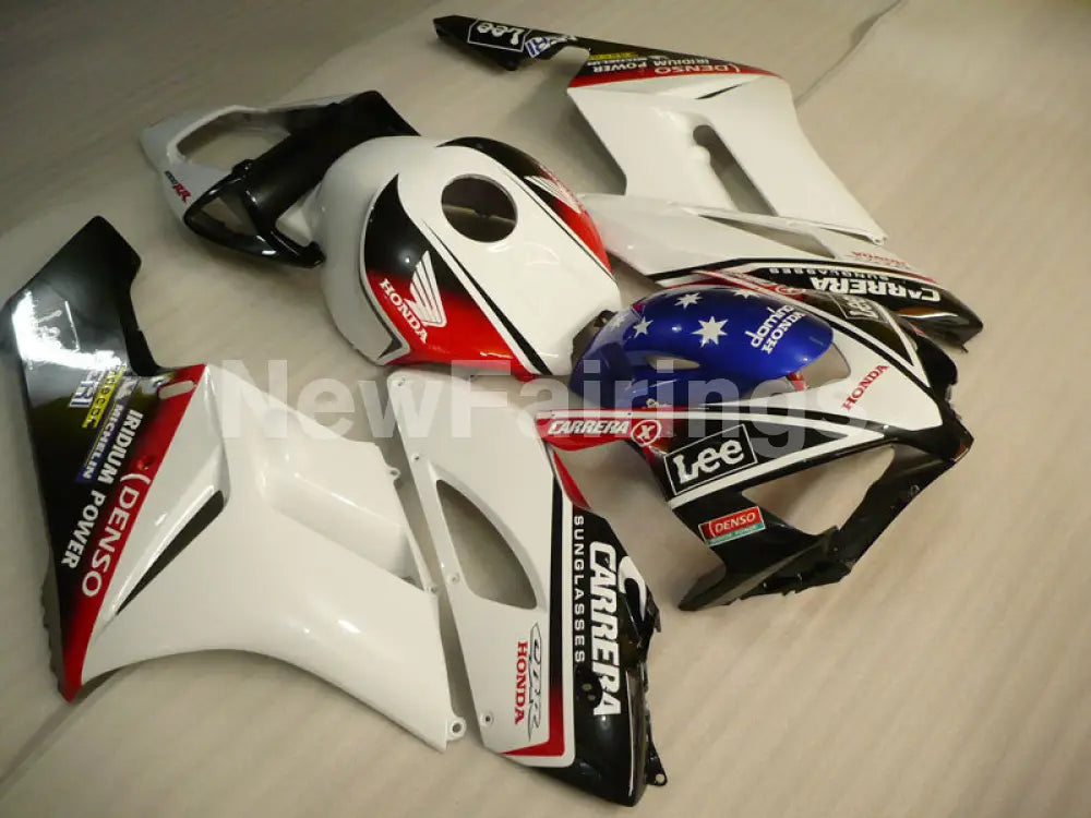 Black Red and White Lee - CBR1000RR 04-05 Fairing Kit -