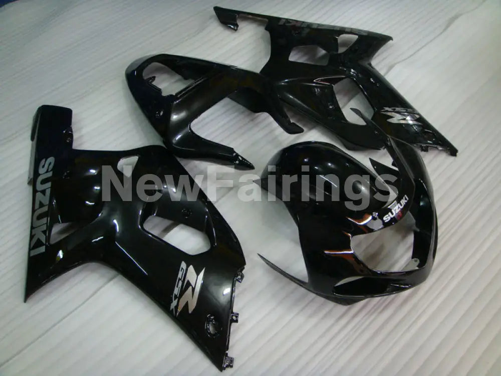 Black with Silver Decals Factory Style - GSX-R750 00-03