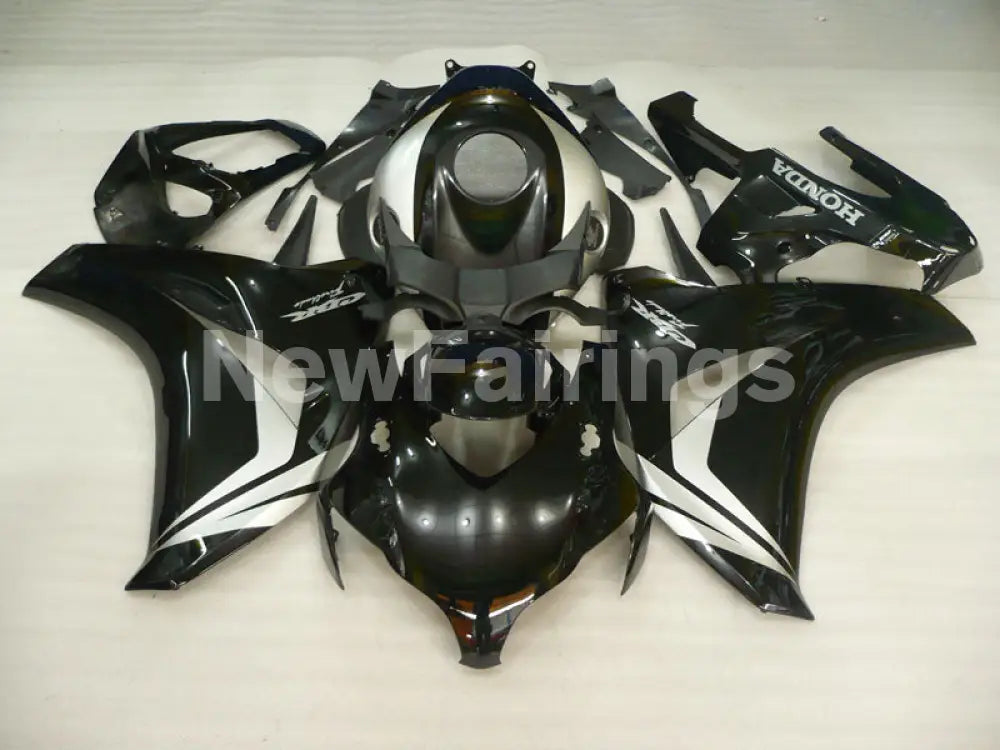 Black and Silver Factory Style - CBR1000RR 08-11 Fairing Kit