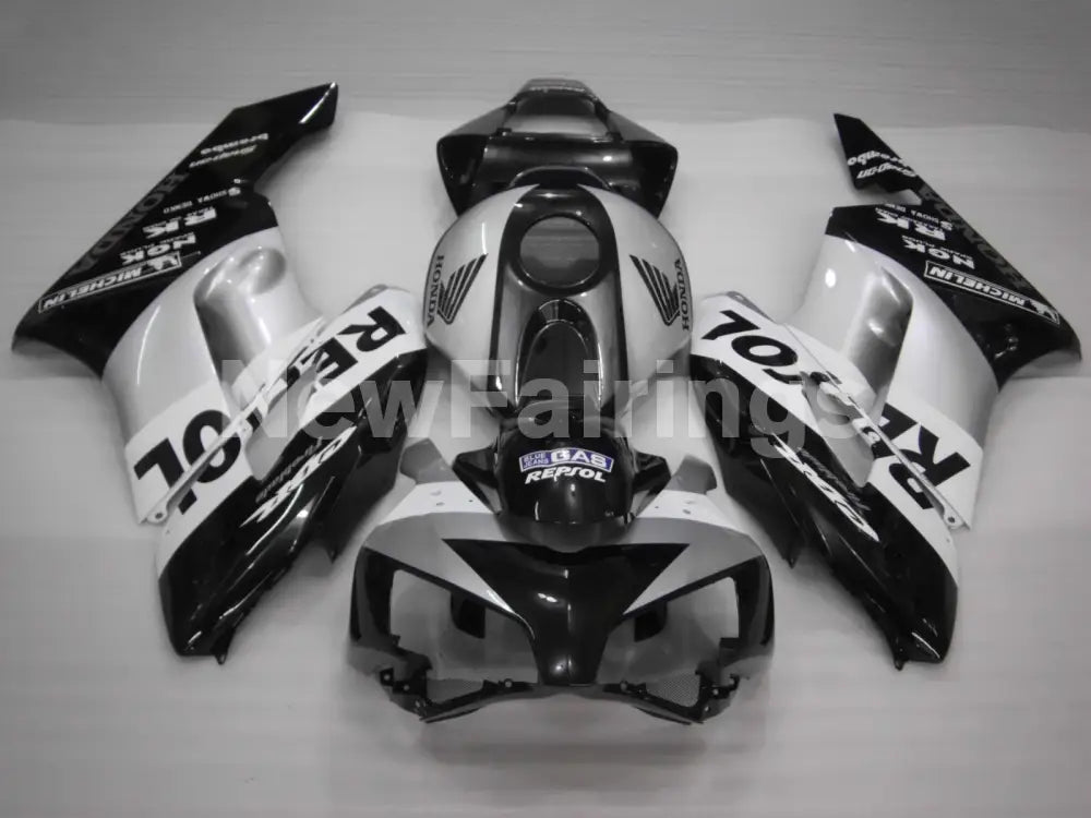 Black and Silver Repsol - CBR1000RR 04-05 Fairing Kit -