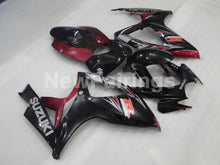 Load image into Gallery viewer, Black and Wine Red Factory Style - GSX-R600 06-07 Fairing