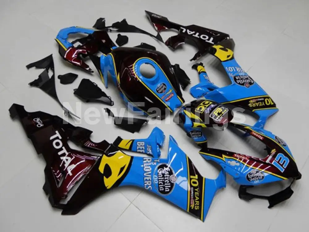 Blue and Black TOTAL - CBR1000RR 17-23 Fairing Kit -