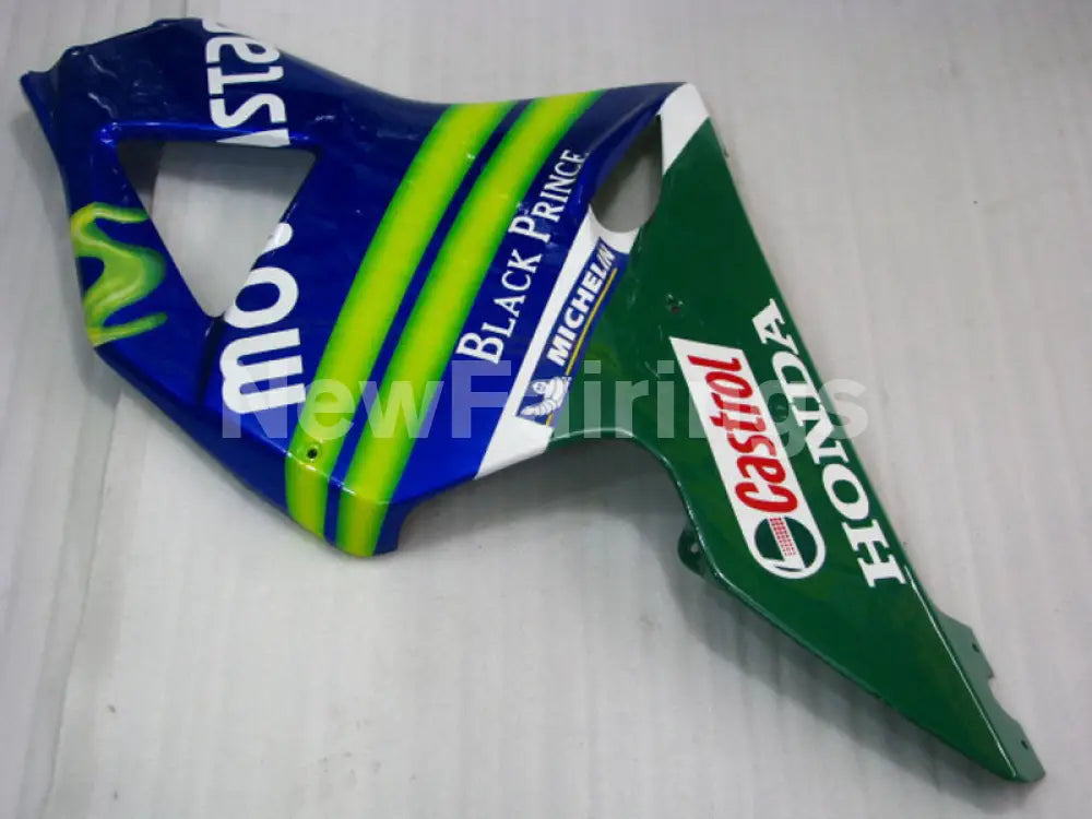 Blue and Green Movistar - CBR 954 RR 02-03 Fairing Kit -