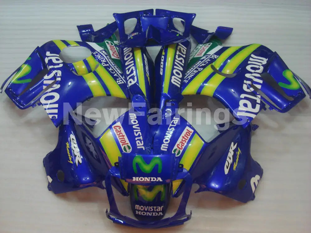 Blue and Green Movistar - CBR600 F3 95-96 Fairing Kit -