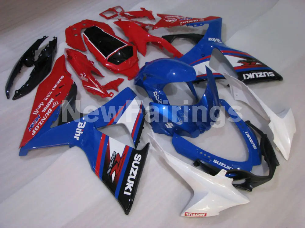 Blue and Red White Factory Style - GSX - R1000 09 - 16