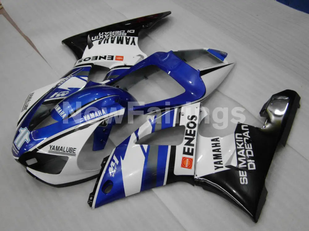 Blue and White Black ENEOS - YZF-R1 98-99 Fairing Kit