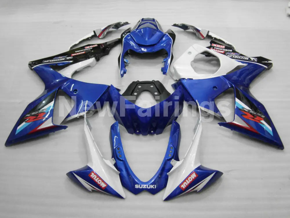 Blue and White Black Factory Style - GSX - R1000 09 - 16