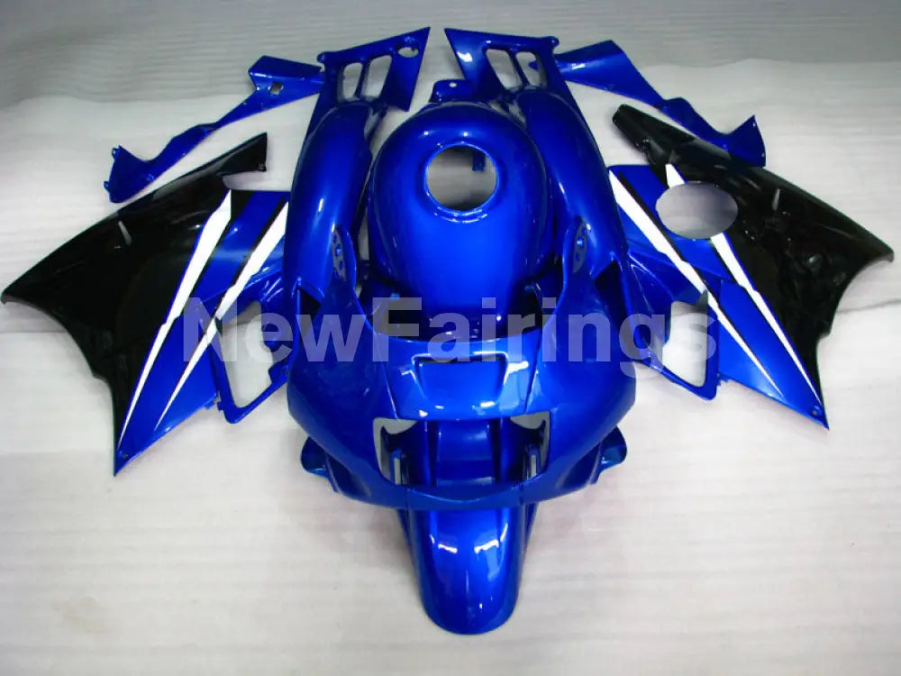 Blue and White Black No decals - CBR600 F2 91-94 Fairing Kit