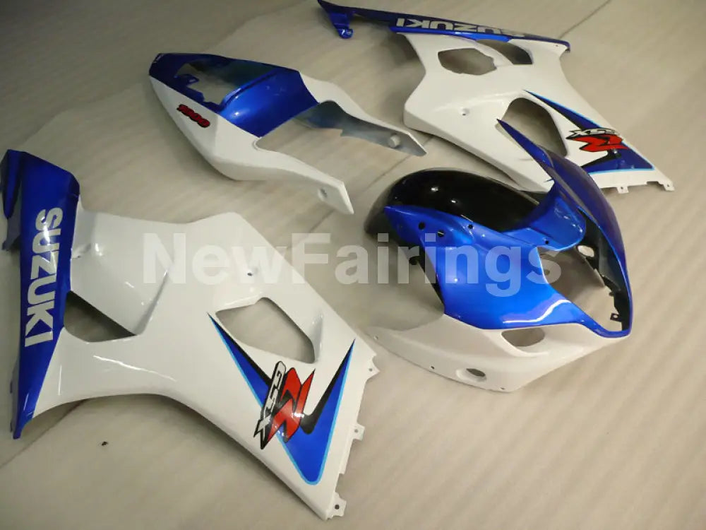 Blue and White Factory Style - GSX - R1000 03 - 04 Fairing