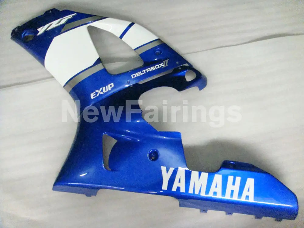 Blue and White Factory Style - YZF-R1 00-01 Fairing Kit